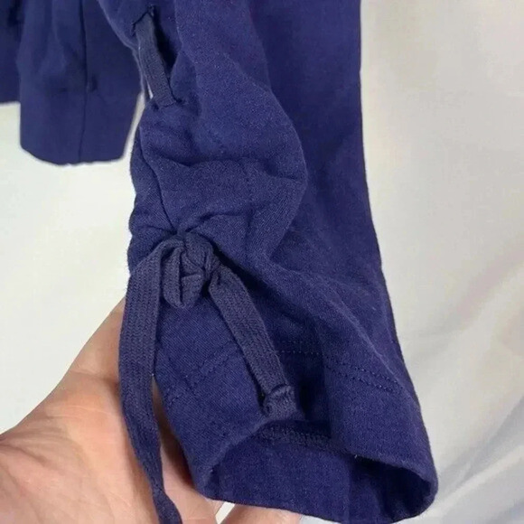 Fabletics Indigo Blue Sadie Scrunch Sleeve Pullover Sweatshirt XL - Picture 6 of 6